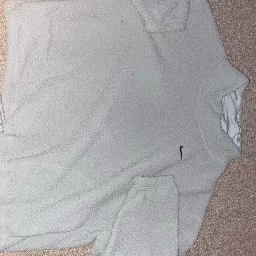 Nike Gray Crewneck Sweater Classic Design